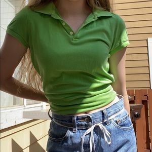Vintage green polo